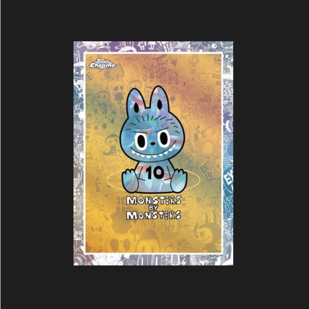 Labubu x Topps Chrome The Monsters 10th Anniversary Hobby Box Trading Card Set - Picture 14 of 16